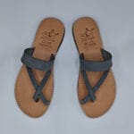 Petra Leather Toe Ring Minimalist Sandal - Image 12