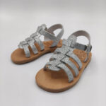 Baby Sparkly Sandals Wedding Gold - Image 8