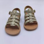 Baby Sparkly Sandals Wedding Gold - Image 3