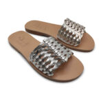 Black Slide Sandals Womens - Image 2