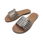 Black Slide Sandals Womens - Image 3