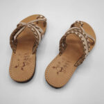 Elani Braided Leather Flat Sandals - Image 6