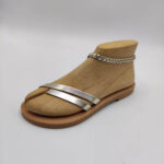 Lea Bronze Leather Sandals - Image 2