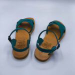 Criss Cross Ankle Strap Leather Sandal - Image 37