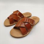 Luna Women's Woven Leather Sandals - Image 2