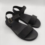 Dhonoussa Mens Leather Slingback Buckle Sandal - Image 9