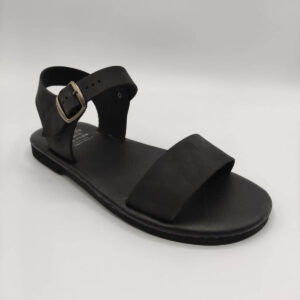 Mens Leather Slingback Buckle Sandal Soft Sole