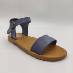 Dhonoussa Mens Leather Slingback Buckle Sandal