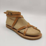 Dimitra Flat Strappy Leather Sandals - Image 39