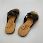 Embossed Leather Women Slide - Image 5