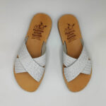 Embossed Leather Women Slide - Image 14