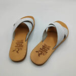 Embossed Leather Women Slide - Image 13