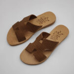 Hermes Sandals H Embossed Leather - Image 11