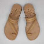 Comi Women Leather Toe Three Straps Slide - Image 43