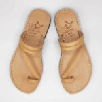 Comi Women Leather Toe Three Straps Slide - Image 2