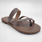Petra Leather Toe Ring Minimalist Sandal - Image 30