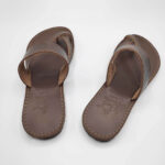 Petra Leather Toe Ring Minimalist Sandal - Image 6