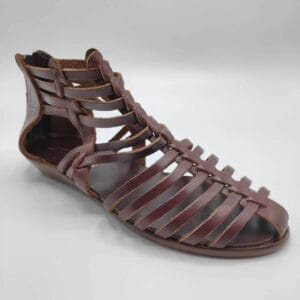 MEDUSA sandals with back zipper