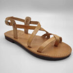 Ammos Leather Sandals with Back Strap