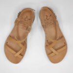 Ammos Leather Sandals with Back Strap - Image 2