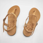 Akti Leather Toe Post Sandals - Image 6