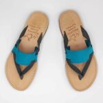 Verya Handmade Thick Leather Overfoot Slide Sandals - Image 5