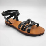 Si Mou Si Leather Crossover Sandal - Image 15