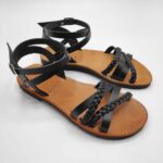 Si Mou Si Leather Crossover Sandal - Image 7