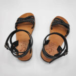 Si Mou Si Leather Crossover Sandal - Image 6