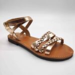 Si Mou Si Leather Crossover Sandal - Image 16