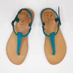 Akti Leather Toe Post Sandals - Image 11