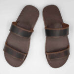 Ikos Men's Leather Open Toe Sandals - Image 9