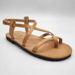 Ammos Leather Sandals with Back Strap - Image 13
