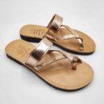 Petra Leather Toe Ring Minimalist Sandal - Image 10