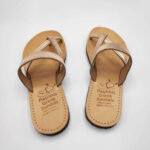 Petra Leather Toe Ring Minimalist Sandal - Image 9