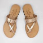 Petra Leather Toe Ring Minimalist Sandal - Image 8