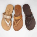 Petra Leather Toe Ring Minimalist Sandal - Image 11