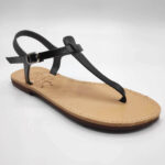 Akti Leather Toe Post Sandals