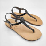 Akti Leather Toe Post Sandals - Image 4