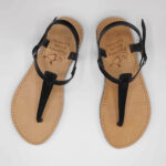 Akti Leather Toe Post Sandals - Image 2
