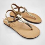 Akti Leather Toe Post Sandals - Image 10