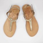 Akti Leather Toe Post Sandals - Image 8