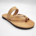Petra Leather Toe Ring Minimalist Sandal