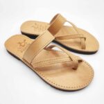 Petra Leather Toe Ring Minimalist Sandal - Image 4