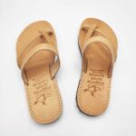 Petra Leather Toe Ring Minimalist Sandal - Image 3