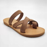 Toe Ring Embellished Women Leather Slide - Image 12