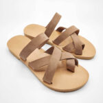 Toe Ring Embellished Women Leather Slide - Image 13