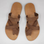 Toe Ring Embellished Women Leather Slide - Image 15