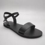 Dhonoussa Leather Slingback Buckle Sandal