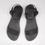 Dhonoussa Leather Slingback Buckle Sandal - Image 2